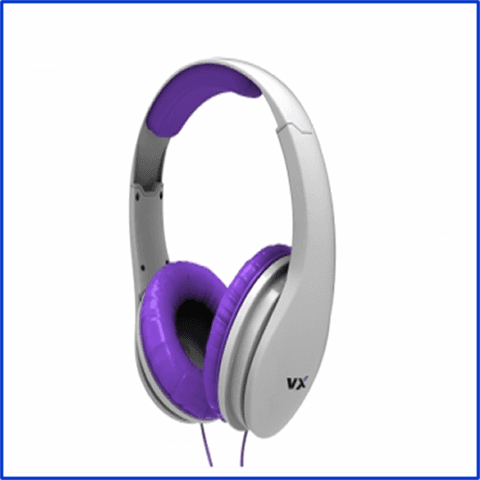 Auriculares estéreo Seatle Blanco y Púrpura VOXSON