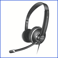 Auriculares con micrófono para PC Negro PHILIPS