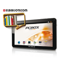 TABLET PCBOX MOD T900B 9" ELBIBLIOTE.COM HDMI, 512MB+8GB, DUALCORE VIA8880, CAM 0.3+2MP, BLANCA