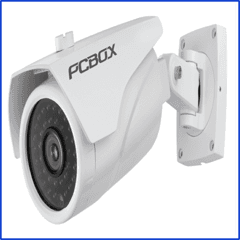 Cctv Camara Color -Pcbox- Pc-Ir30 Blanca y Gris