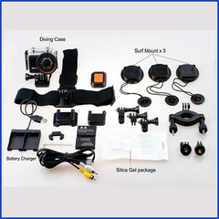 Camara Pcbox Deportiva MDQ Full Hd Sumergible LCD Accesorios - tienda online