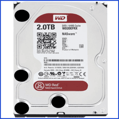 HD 2 TB WD S-ATA III INTELLIPOWER 64MB RED P/NAS (Disco Rígido)