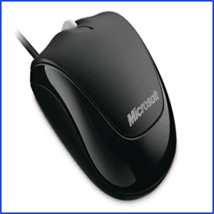 Mouse Optico Microsoft Compact 500 Black Usb
