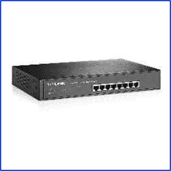 SWITCH 8P TP-LINK SG1008 GIGABIT 13` DESKTOP/RAC