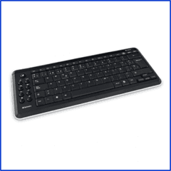 Teclado multimedia inalambrico Negro VERBATIM