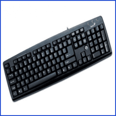 Teclado delgado para escritorio KB-06XE USB GENIUS - comprar online