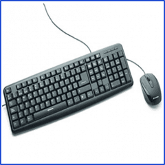 Combo teclado y mouse óptico USB VERBATIM