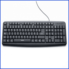 Teclado para escritorio USB español Negro VERBATIM