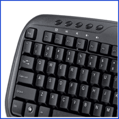Teclado multimedia KB-M200 USB Negro GENIUS - DURTOM