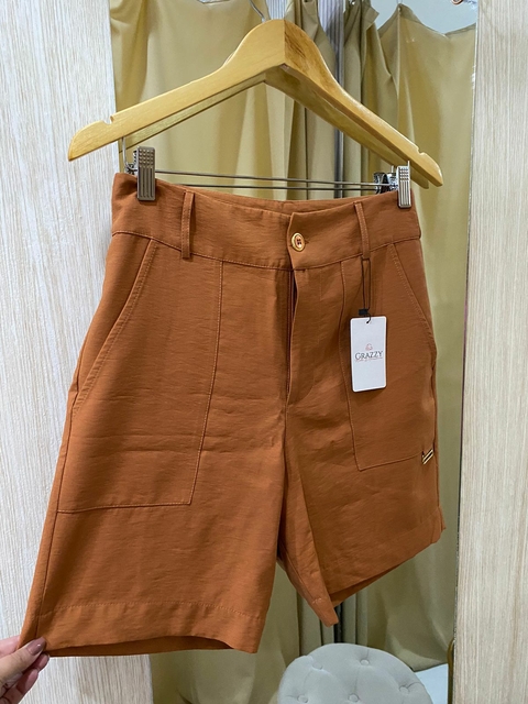 Short Bermuda Cargo Duna - Marrom