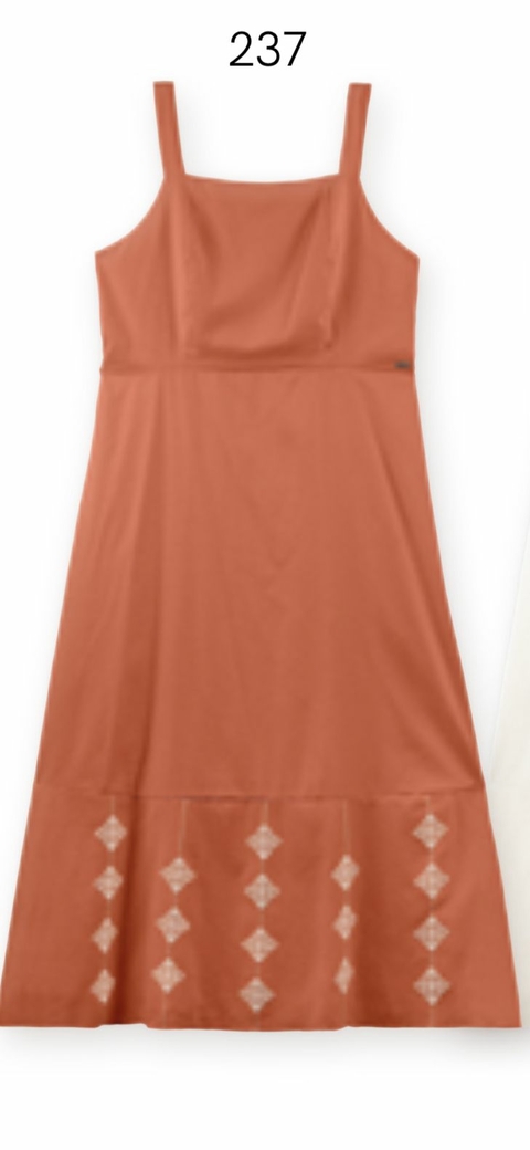 Vestido Linho - Marrom 6856