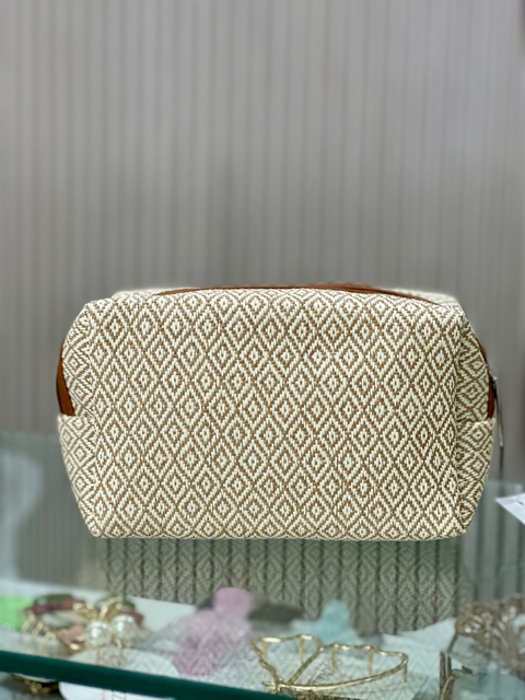 Necessarie Quadrada Palha Marrom - 4964