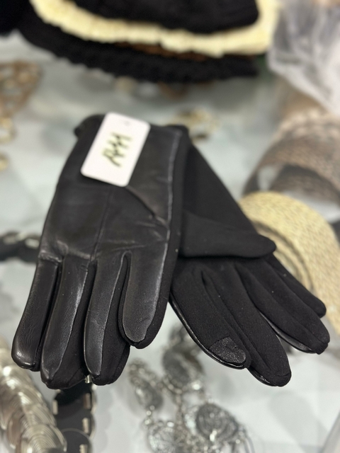 Luva Couro Lisa - Preta 6641