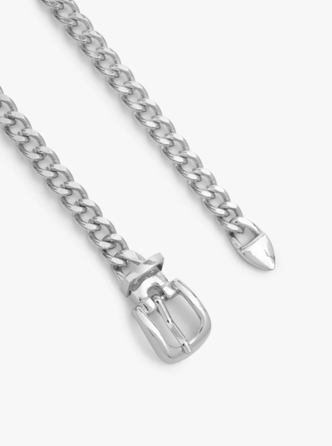 Cinto Metálico Corrente - Prata