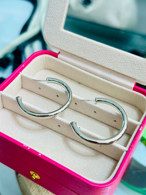 Brinco Prata Argola - 6658