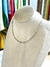 Colar Choker Prata Cristal - 6521