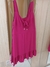 Vestido Alça Decote Laço - Rosa