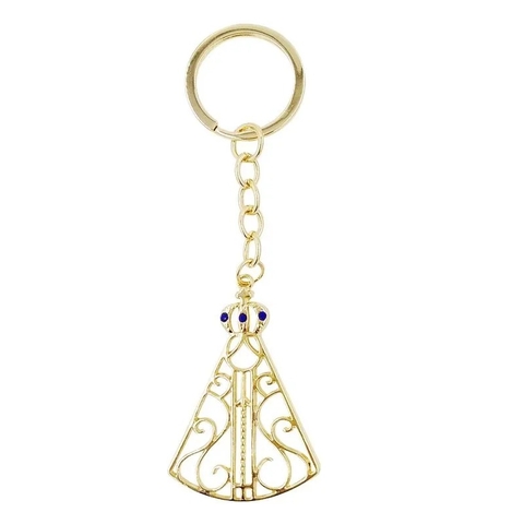 Chaveiro Dourado N. Sra. Aparecida