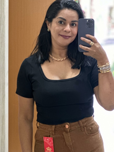 Body Ribana Manga - Preto 4963