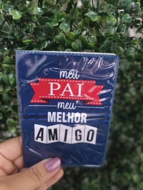 Porta Passaporte Meu Pai Meu Melhor Amigo