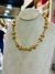 Colar Dourado Corrente Elo Nó - 5084