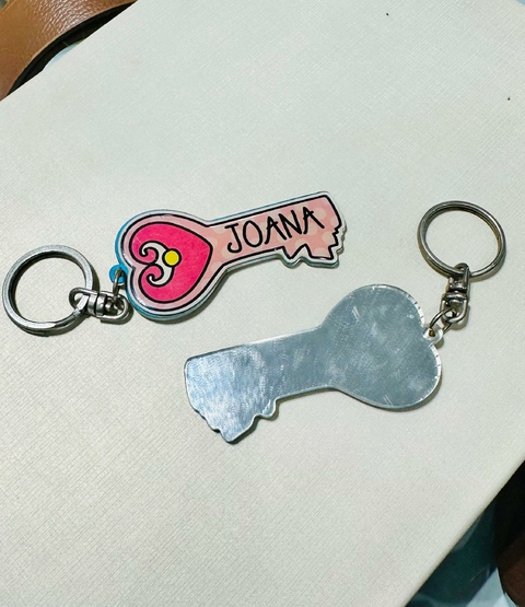 Chaveiro Chave com Espelho - Joana