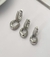 Brinco Prata Argola Cravejada Cristal Zircônia P- 4028 4029 4030