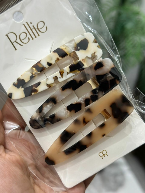 Presilha Trio Metálica Dourada Estampadas - 6295