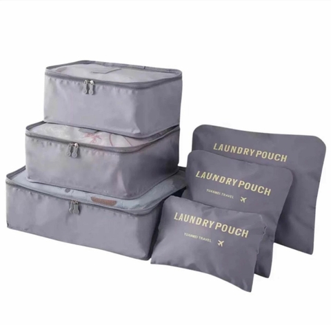 Organizador de Mala Tela Travel - Cinza