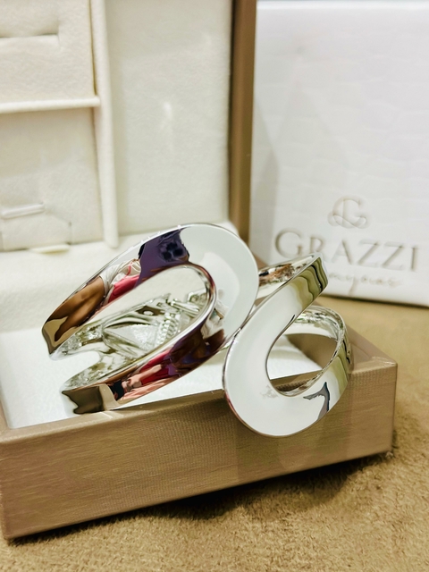 Bracelete Semijoia Prata Vazado Encontro - 4306