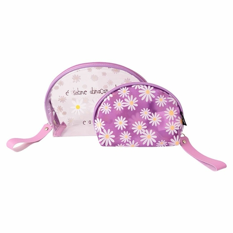 Kit Necesserie Margarida Roxa