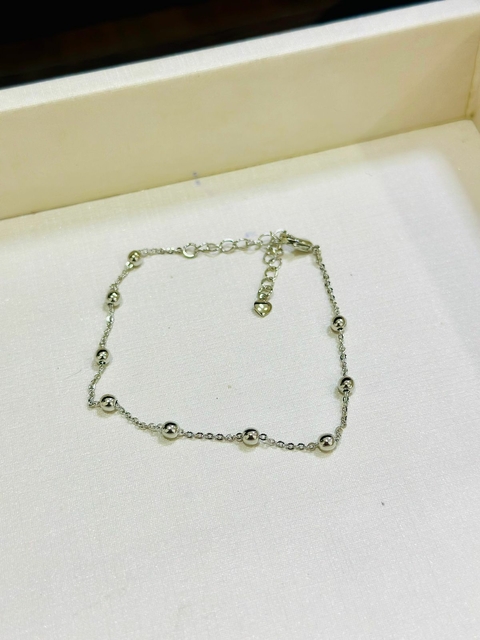 Pulseira SemiJoia Prata Bolinhas - 6526