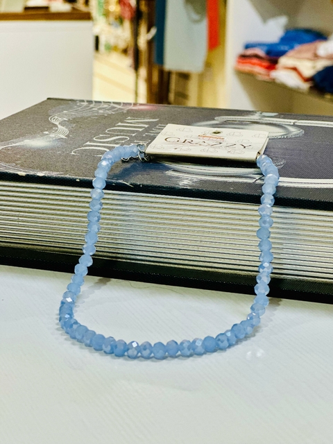 Pulseira Cristal Azul - 6236