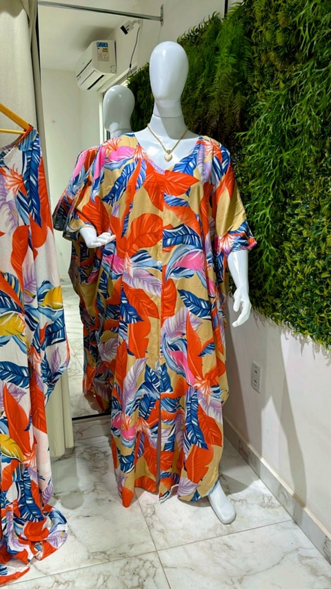 Vestido Kaftan - Colorido