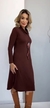 Vestido Manga Longa - Marrom 6276 na internet