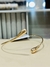Bracelete Braço Dourado Fino Gota - 5642