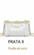 Bolsa Pavão de Ouro Alça Corrente - Prata 6111