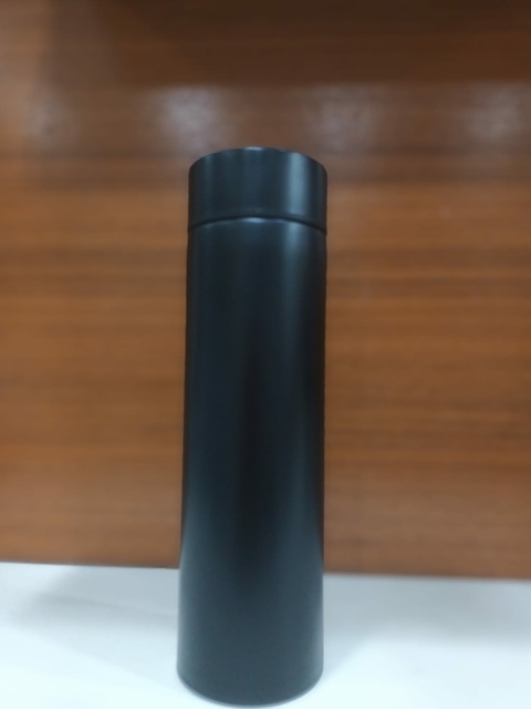 Garrafa Térmica Rosca Temperatura Tampa Preta