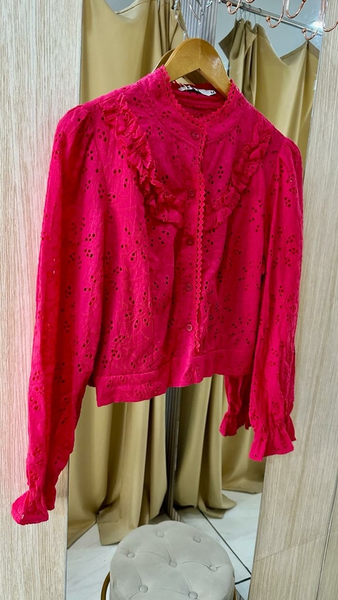 Camisete Cropped Lese - Rosa