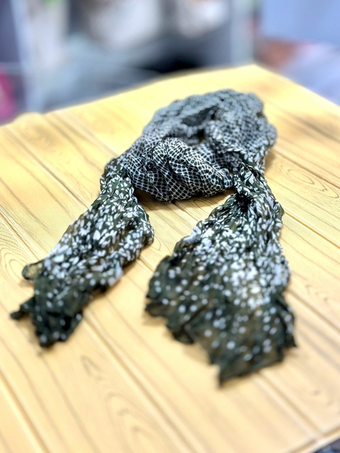 Lenço Estampado - Verde 6919