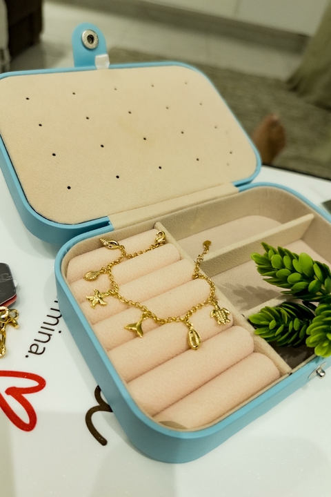 Pulseira SemiJoia Dourada Oceano