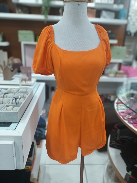 Macaquinho Viscose - Laranja