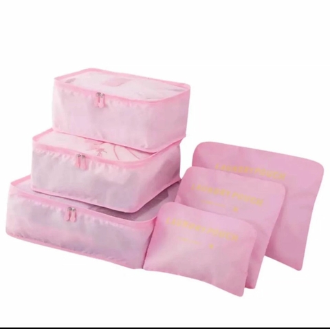 Organizador de Mala Tela Travel - Rosa Bebê