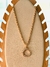 Colar Dourado Mandala Tigre - 3930/3931