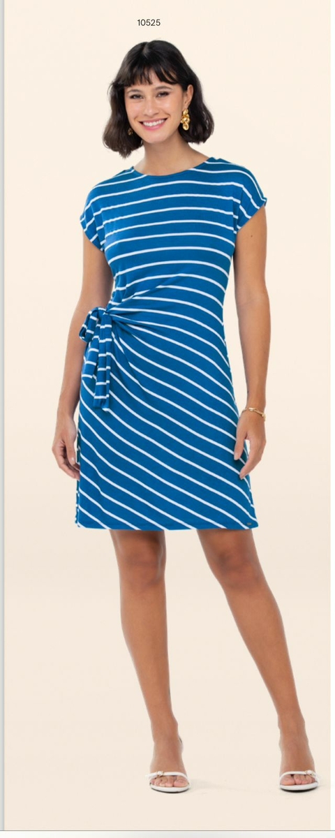 Vestido - Azul Listrado 6853