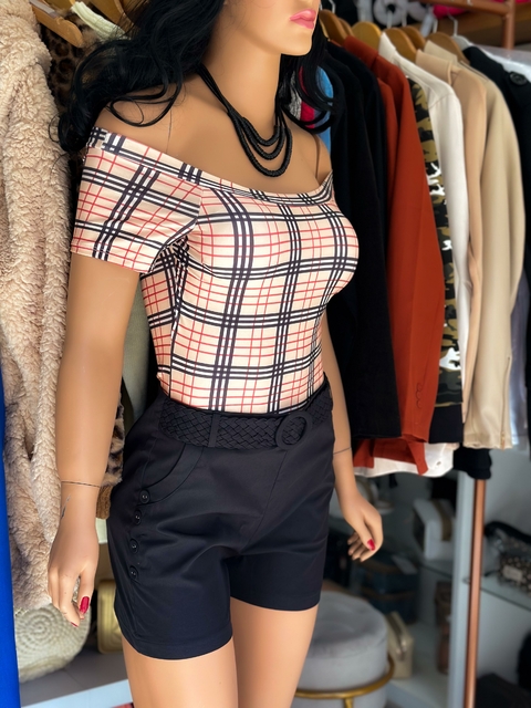 Body Suplex Xadrez - Bege