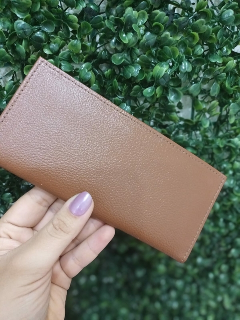 Carteira Lisa Marrom