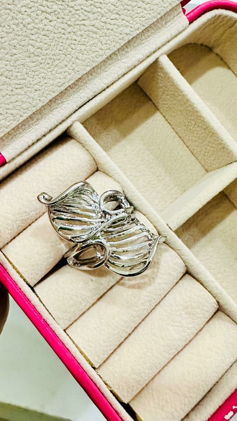 Anel Prata Orgânico - 6726