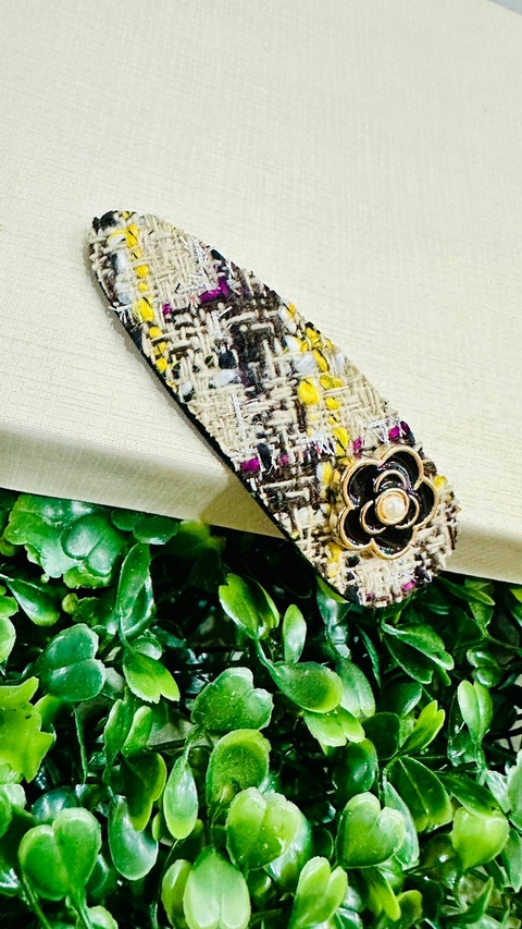 Presilha Tecido Flor