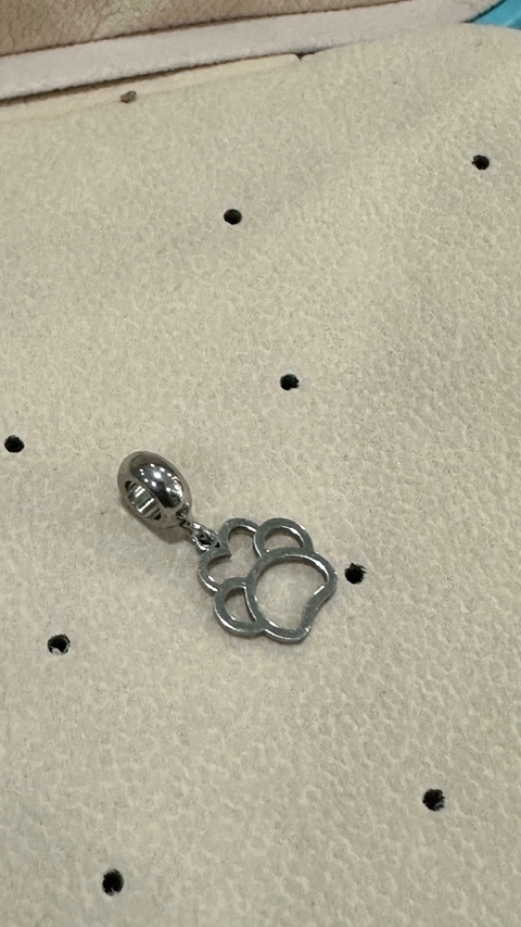 Berloque Aço Inoxidável Patinha - 5316